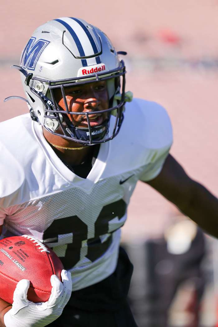 RB Owen Wright competed for the National Team at the 2023 NFLPA Bowl